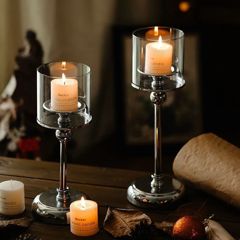 LumiElegance - Elegant nordisk lysestage til boligindretning