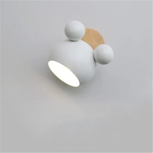 Mickey Væglampe til Børn – Magisk LED Belysning i Høj Kvalitet til Børneværelset, 15 cm Aluminium-1