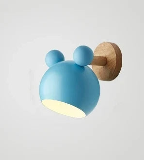 Mickey Væglampe til Børn – Magisk LED Belysning i Høj Kvalitet til Børneværelset, 15 cm Aluminium-4