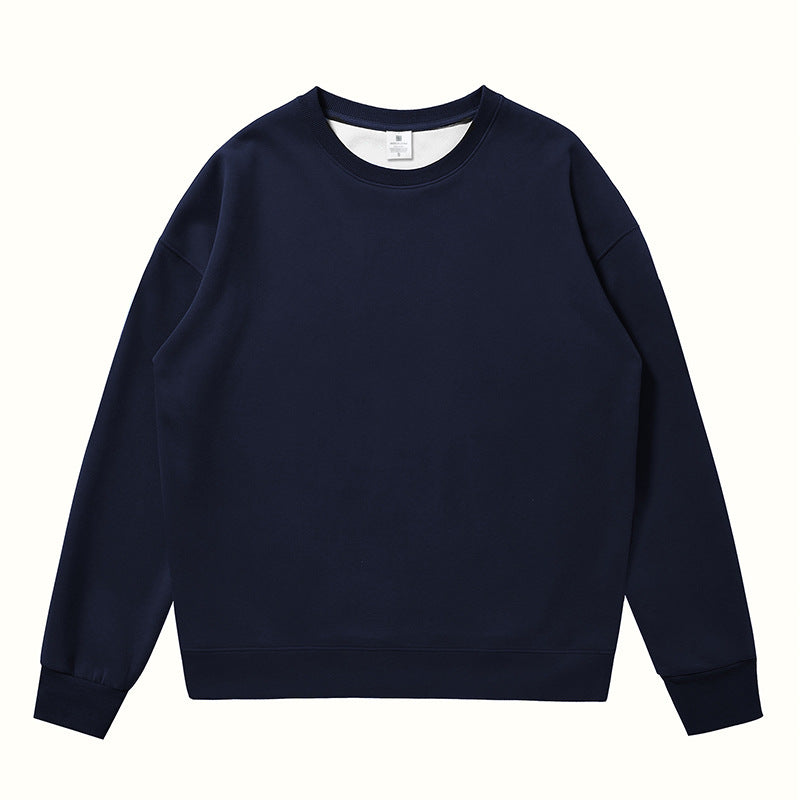 Matteo - Klassisk fleece-sweatshirt til mænd med rund halsudskæring