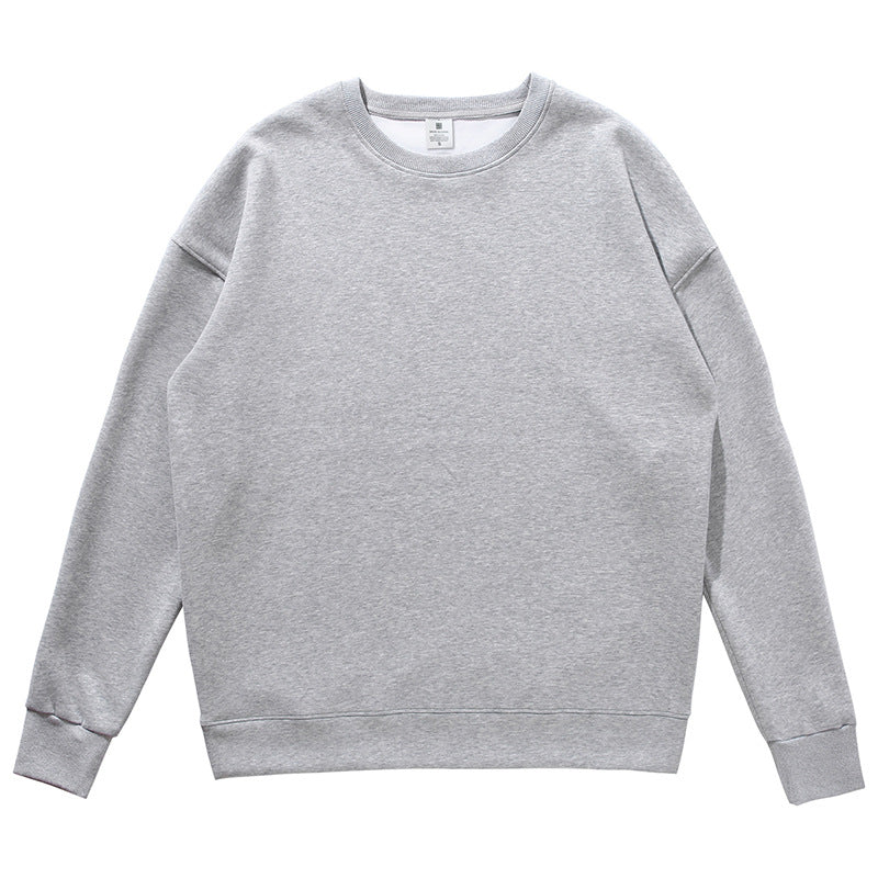 Matteo - Klassisk fleece-sweatshirt til mænd med rund halsudskæring