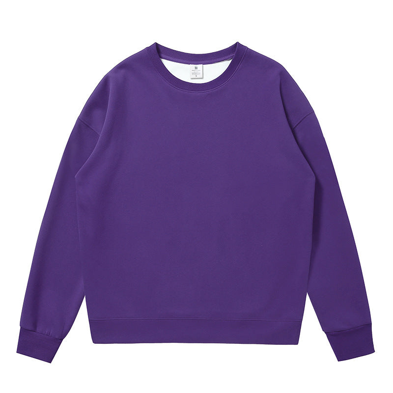 Matteo - Klassisk fleece-sweatshirt til mænd med rund halsudskæring