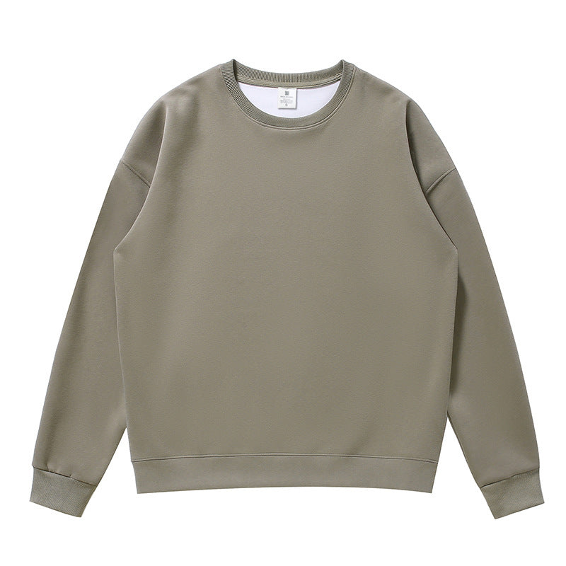 Matteo - Klassisk fleece-sweatshirt til mænd med rund halsudskæring