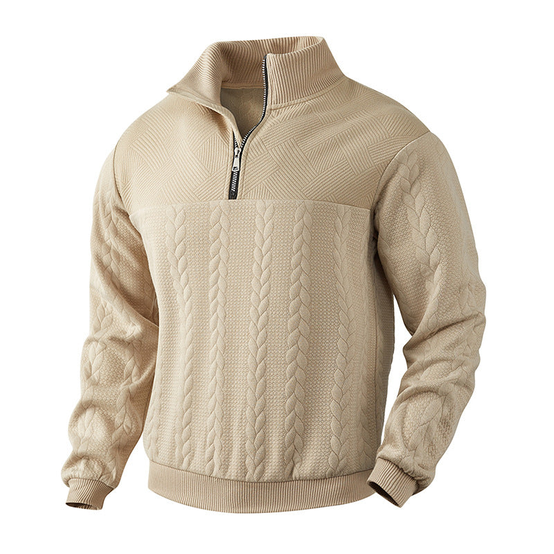 EleganceFlex - Pullover med kvart lynlås | Stilfuld komfort til enhver lejlighed