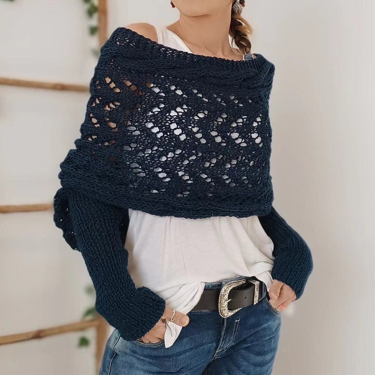 CozyKnit - Behageligt strikket tørklæde | Alsidig elegance til enhver lejlighed