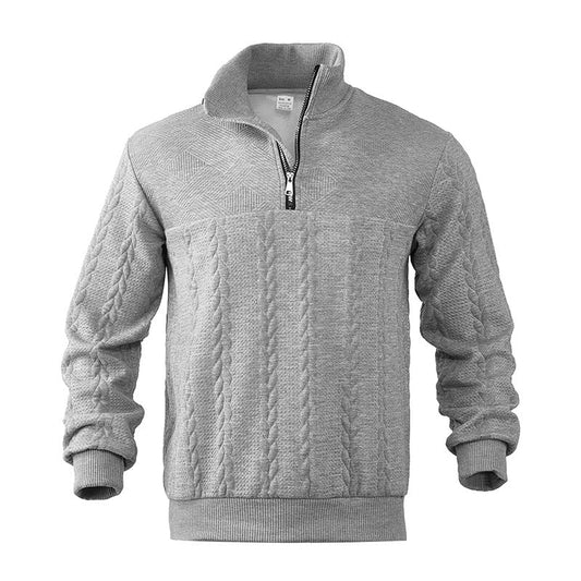 EleganceFlex - Pullover med kvart lynlås | Stilfuld komfort til enhver lejlighed
