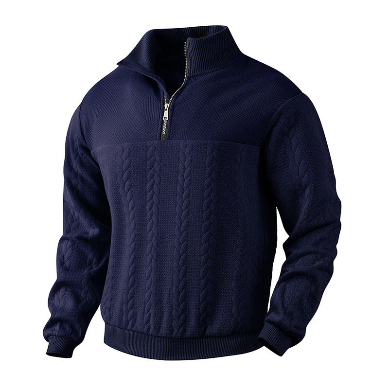EleganceFlex - Pullover med kvart lynlås | Stilfuld komfort til enhver lejlighed