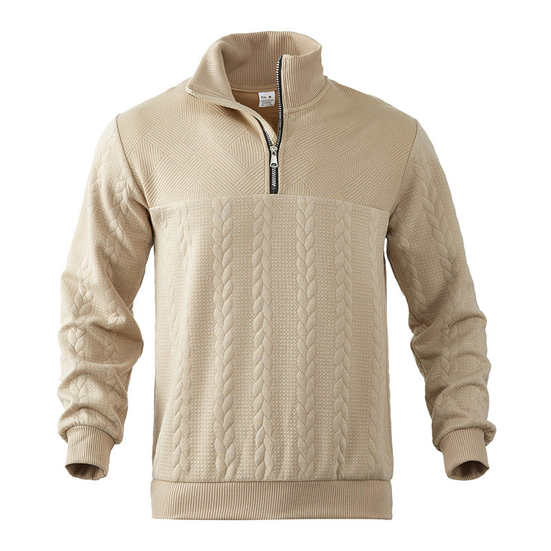 EleganceFlex - Pullover med kvart lynlås | Stilfuld komfort til enhver lejlighed
