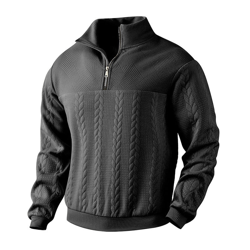 EleganceFlex - Pullover med kvart lynlås | Stilfuld komfort til enhver lejlighed