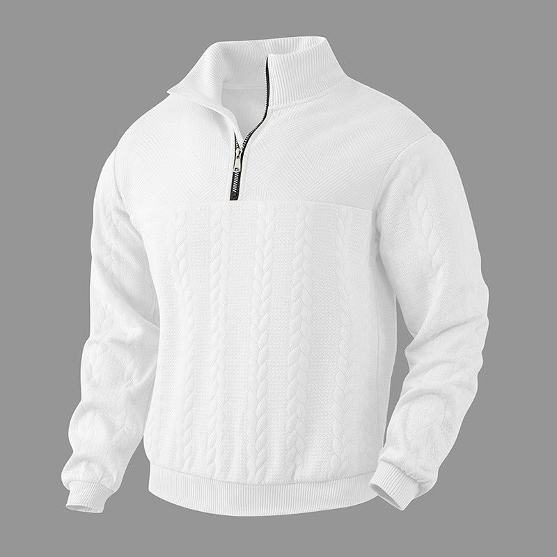 EleganceFlex - Pullover med kvart lynlås | Stilfuld komfort til enhver lejlighed