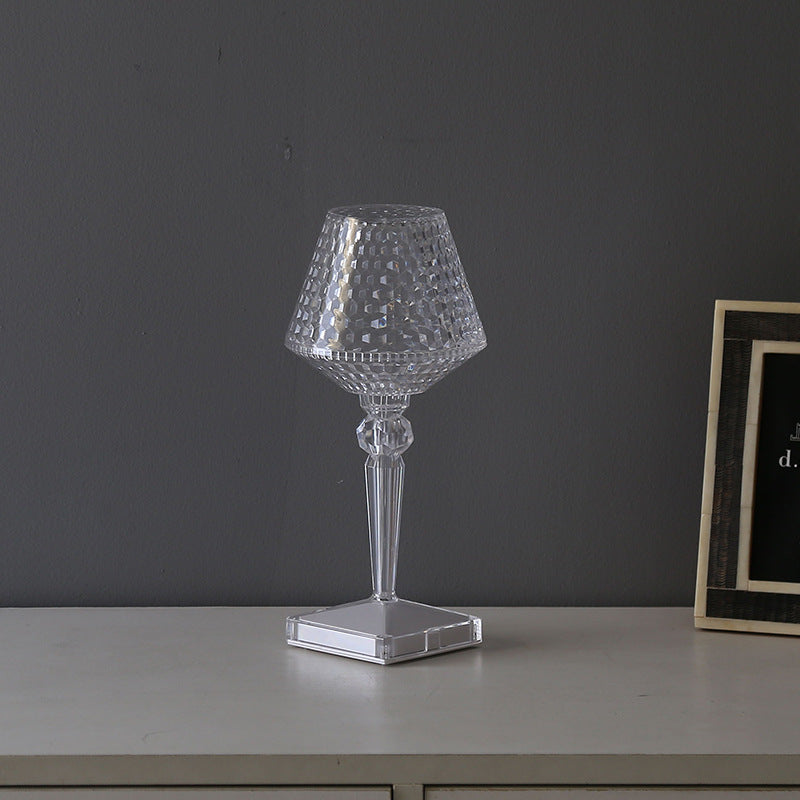 LuxeGlow - Krystalbordlampe | Dæmpbar LED-humørbelysning