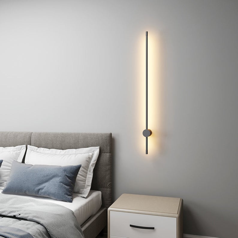 Minimalistisk LED Væglampe med Slankt Design og Energibesparende Belysning – Ideel til Moderne Rum-3