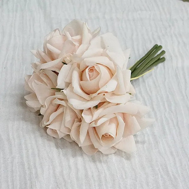 Variant image for Kunstigt Blomsterbuket i Latex – Elegant 25 cm Buket til Bryllupper og Dekoration, Vedligeholdelsesfri og Holdbar-4