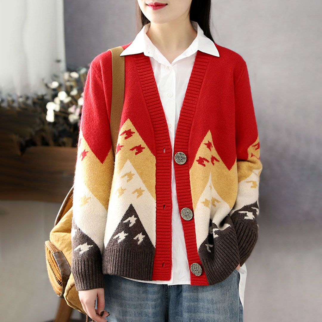 Elina - Klassisk komfortabel cardigan