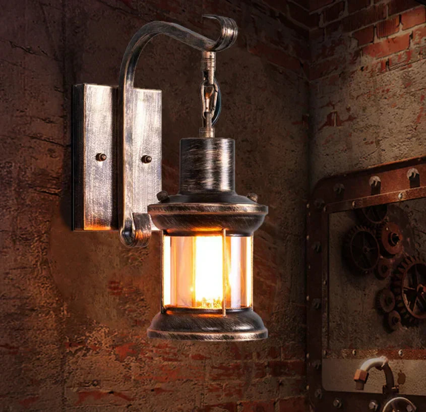 UrbanLight - Industriel vintage-væglampe i retrostil til loft, café og stue