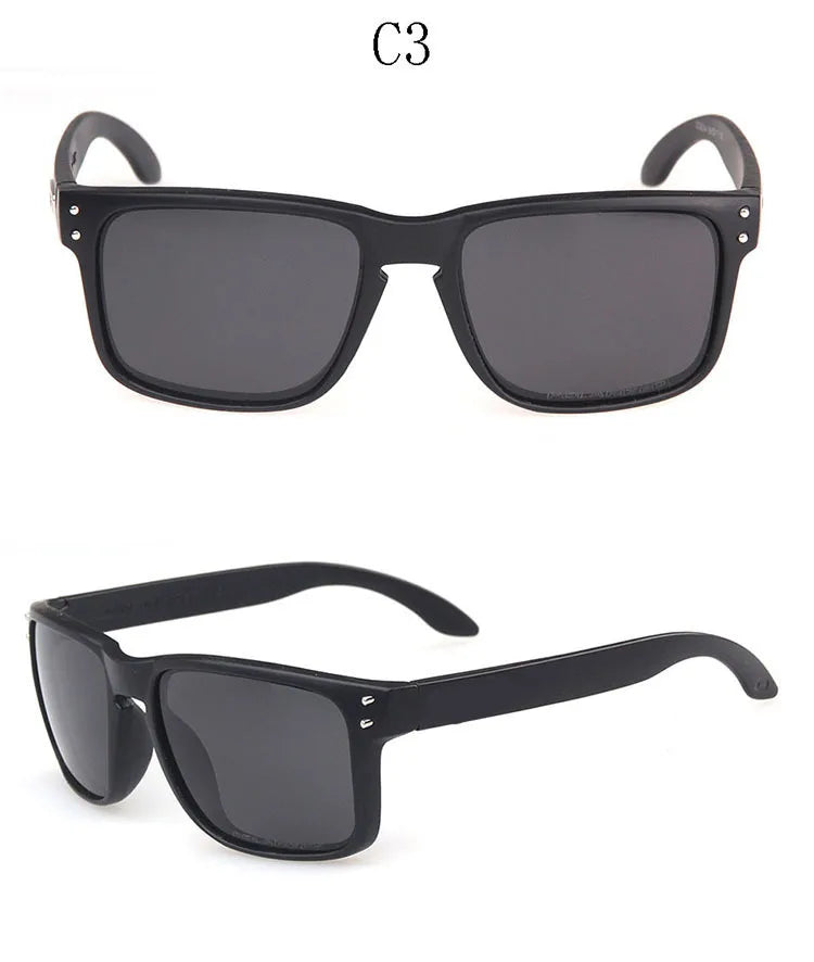 Vintage Firkantede Solbriller | Polariserede | UV400 Beskyttelse | Unisex