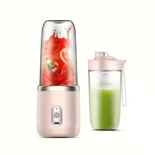 Bærbar USB Juicer | 6 Klinger | Mini Smoothie Blender & Juice Cup | Automatisk & Genopladelig