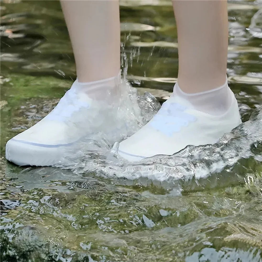 Vandtætte Regnskoovertræk | Silikone Sko Covers | Antislip & Genanvendelige | Perfekt til Regn, Sne & Outdoor