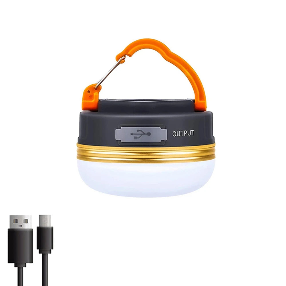 Camping Lanterne 10W | USB Opladbar | 1800mAh Batteri | COB + LED | Hængende & Magnetisk