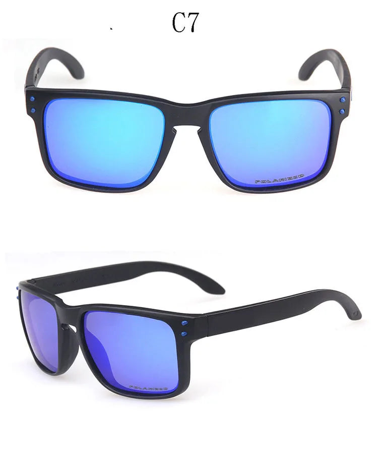 Vintage Firkantede Solbriller | Polariserede | UV400 Beskyttelse | Unisex