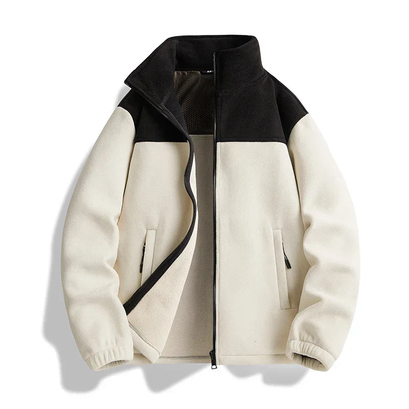 Ansel - Herrejakke lavet af tyk fleece og bomuld