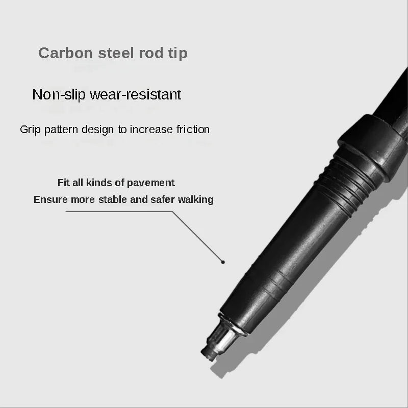 2 stk. Trekking- & Vandrestave | Ultralette & Justerbare | Aluminium med Quick Lock & Anti-Shock