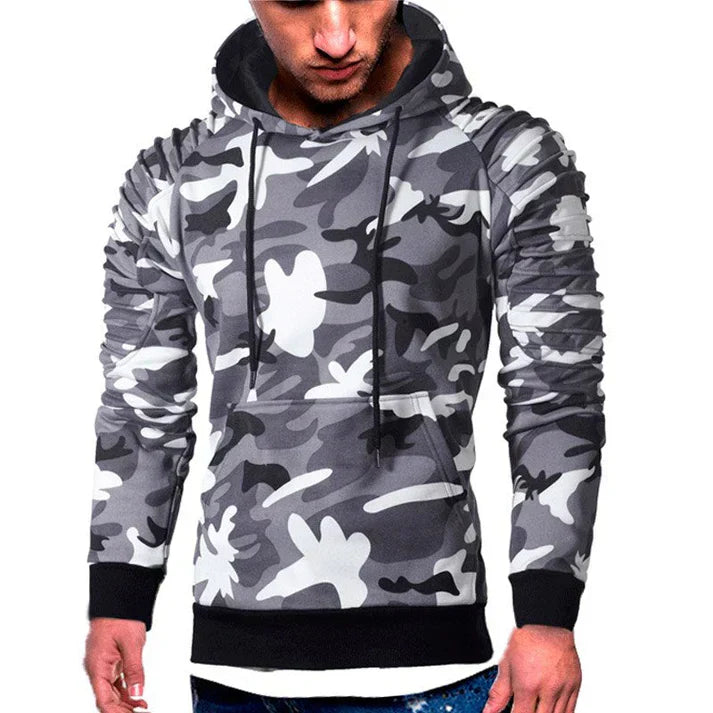 Ethan - Sweater i trendy camouflagefarve til stilfulde mænd