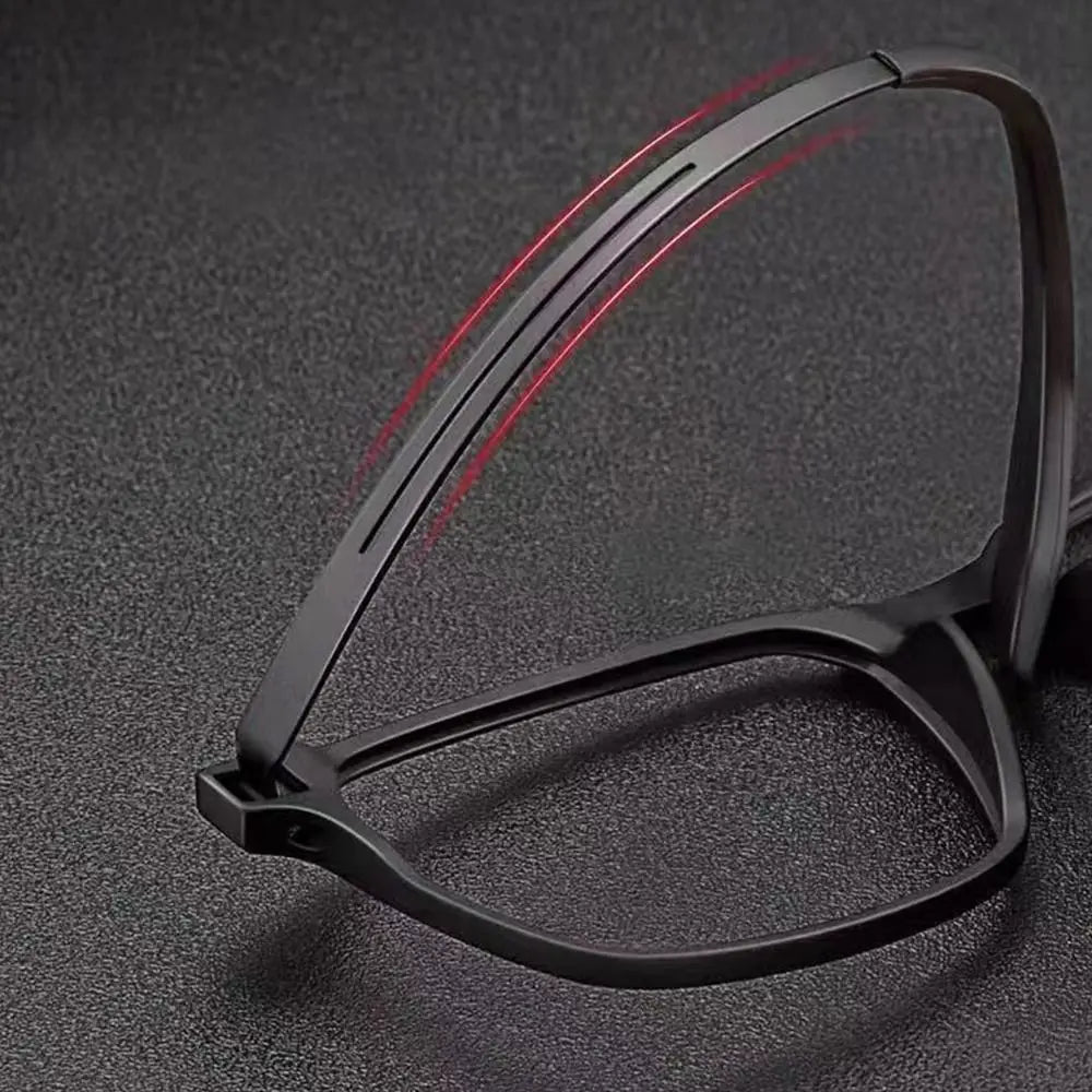 Titanium læsebriller | Anti-blåt lys | Unisex presbyopi | +1,0 til +4,0