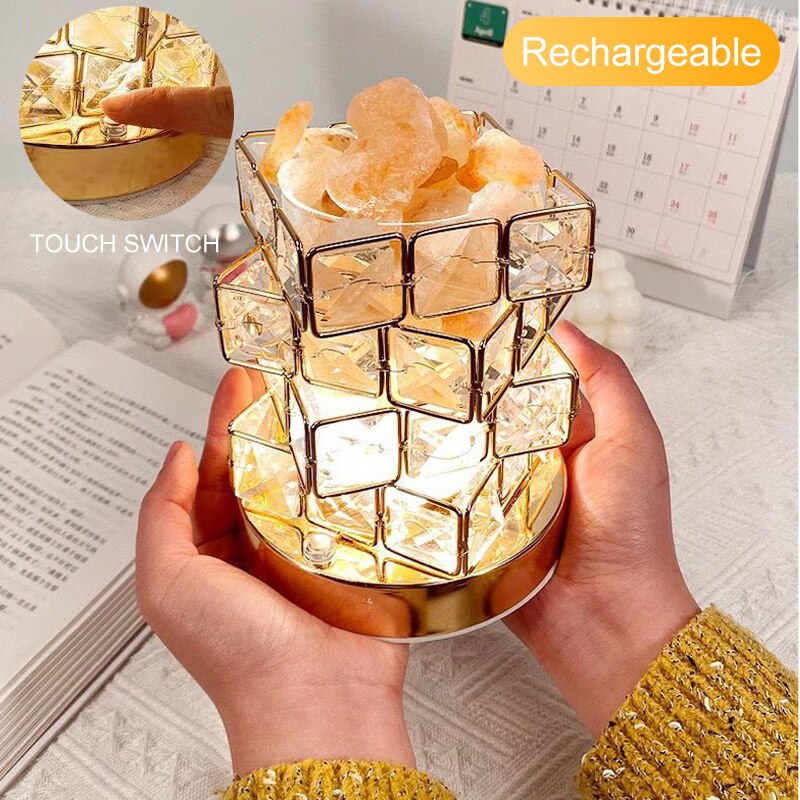LumoSphere - Crystal mood light - LED-humørkube, farveskiftende lampe