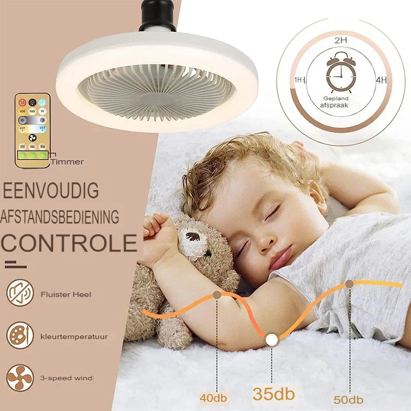 AirLight Pro - 3-i-1 loftsventilator | Elegant og brugervenlig
