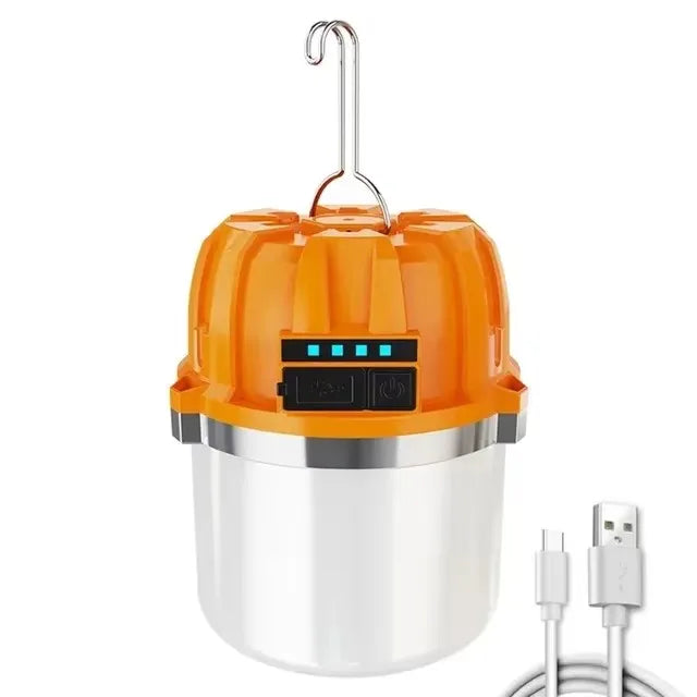 Camping Lanterne 10W | USB Opladbar | 1800mAh Batteri | COB + LED | Hængende & Magnetisk