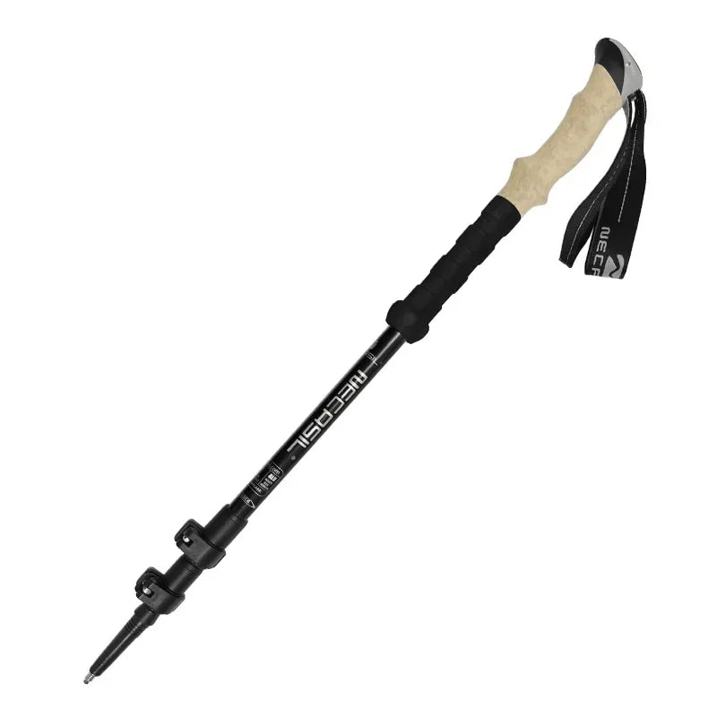2 stk. Trekking- & Vandrestave | Ultralette & Justerbare | Aluminium med Quick Lock & Anti-Shock