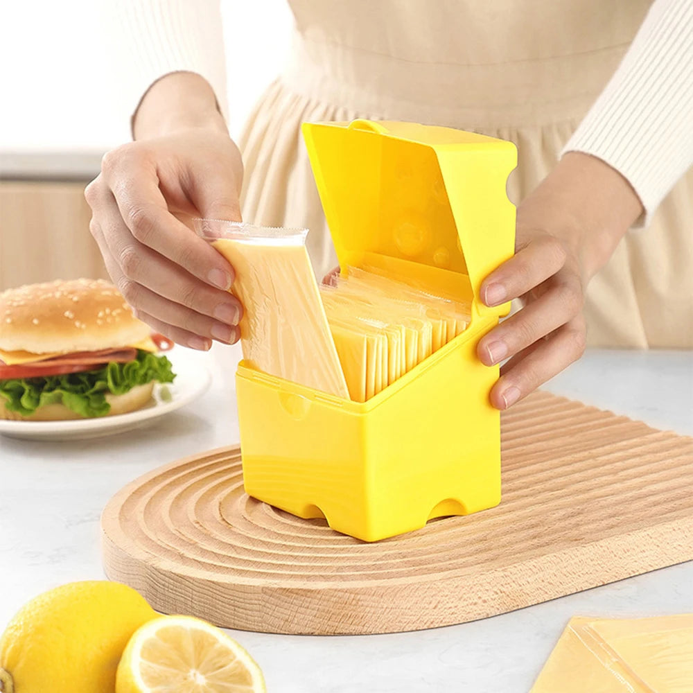 Clamshell Kaasdoos | Luchtdichte Boter- & Kaasbewaarbox | ABS Opbergdoos voor Koelkast & Keuken