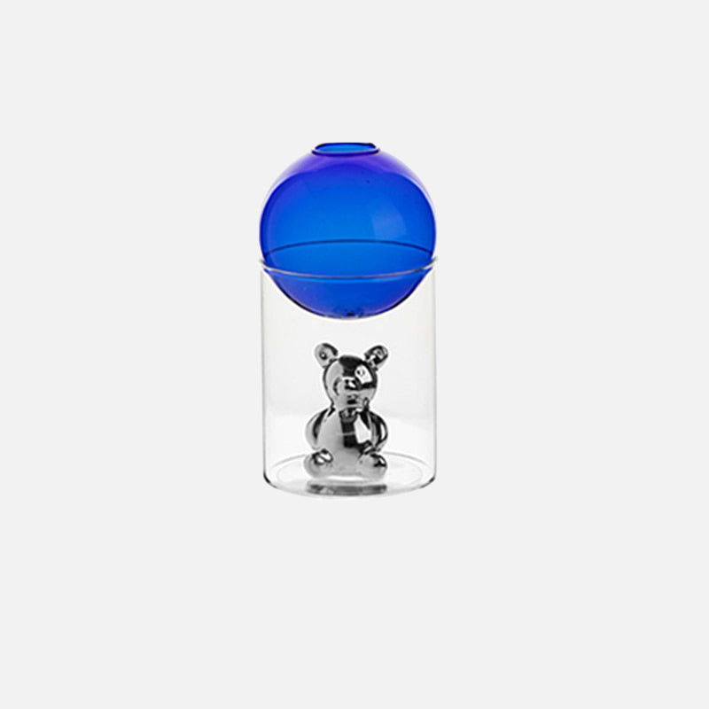 BearGlass - Glasvase med galaktisk bjørn