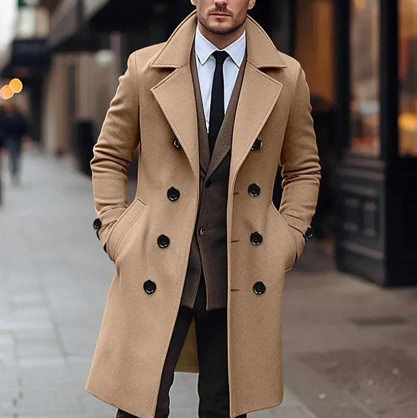 JudeElite - Chic trenchcoat til mænd | Elegant trenchcoat til enhver lejlighed