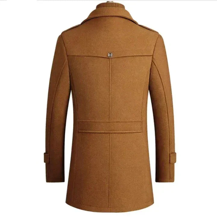 KraveElegance - Trenchcoat med åben krave