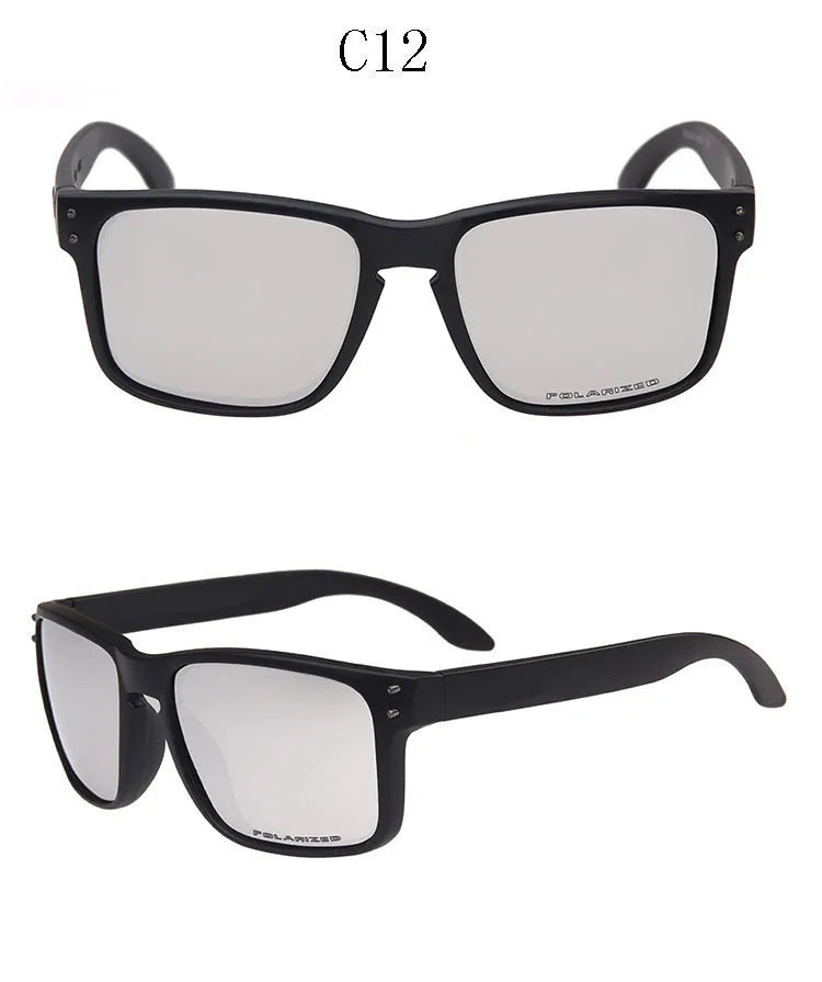 Vintage Firkantede Solbriller | Polariserede | UV400 Beskyttelse | Unisex