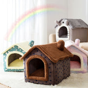 SnoozeNest - Fluffy kæledyrshus - Komfortabel soveplads til dit kæledyr