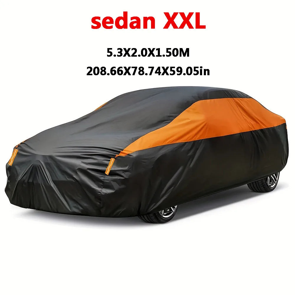 Bilovertræk | Vandtæt & UV-Beskyttelse | Til SUV & Sedan | 190T Polyester med PU-Coating