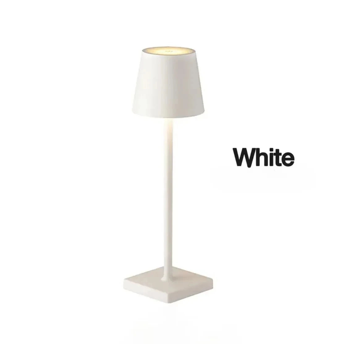 LED Bordlampe m. Touch Sensor | 3 Lysfarver & Dæmpbar | Moderne Nat- & Skrivbordslampe