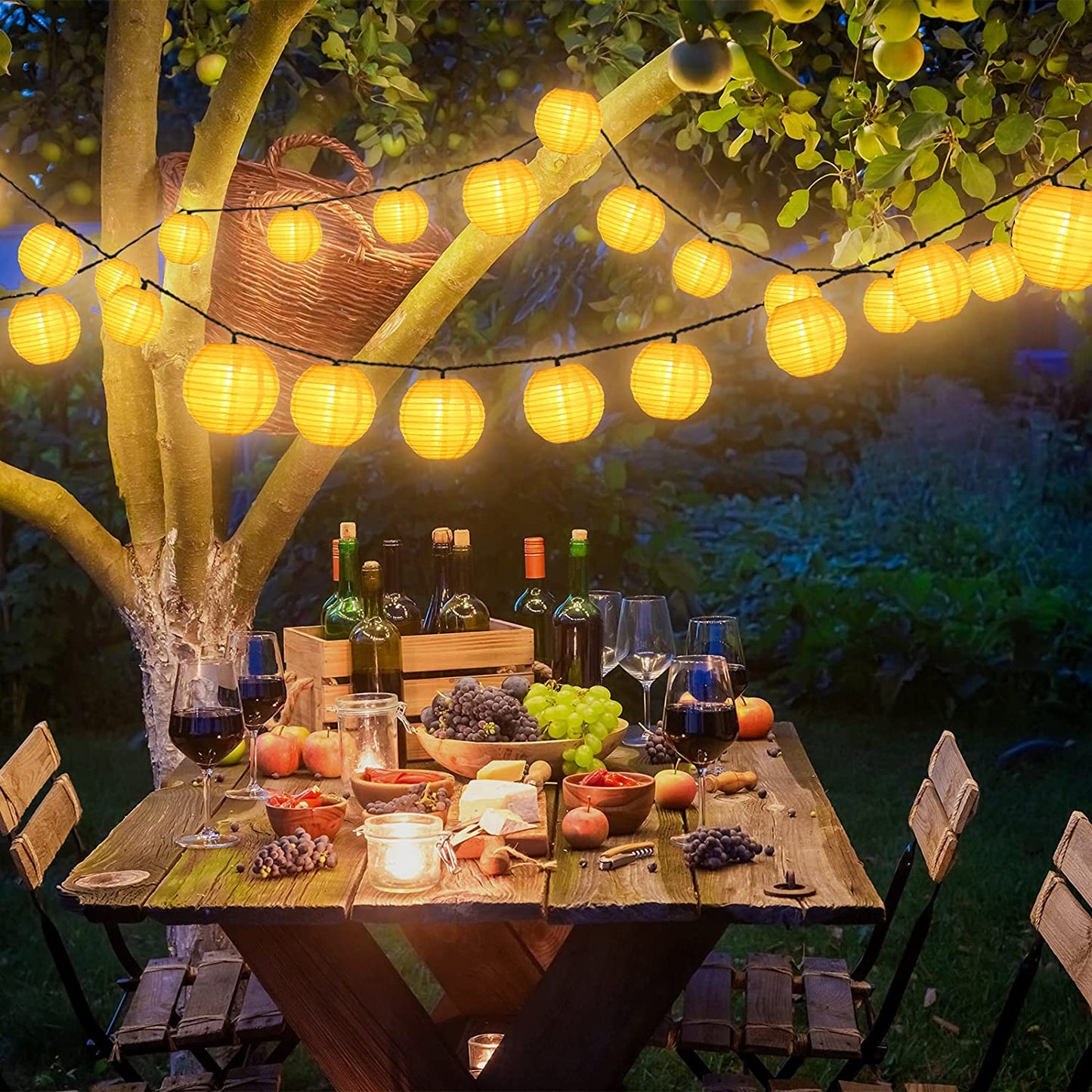 LumiShine - Fortryllende lanterne med solcellebelysning