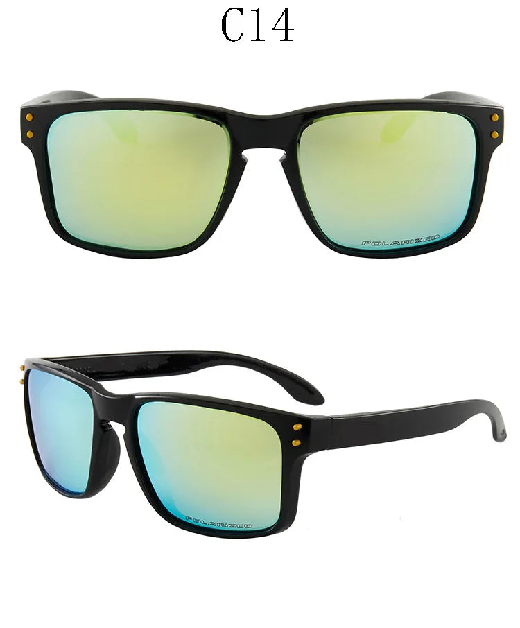 Vintage Firkantede Solbriller | Polariserede | UV400 Beskyttelse | Unisex