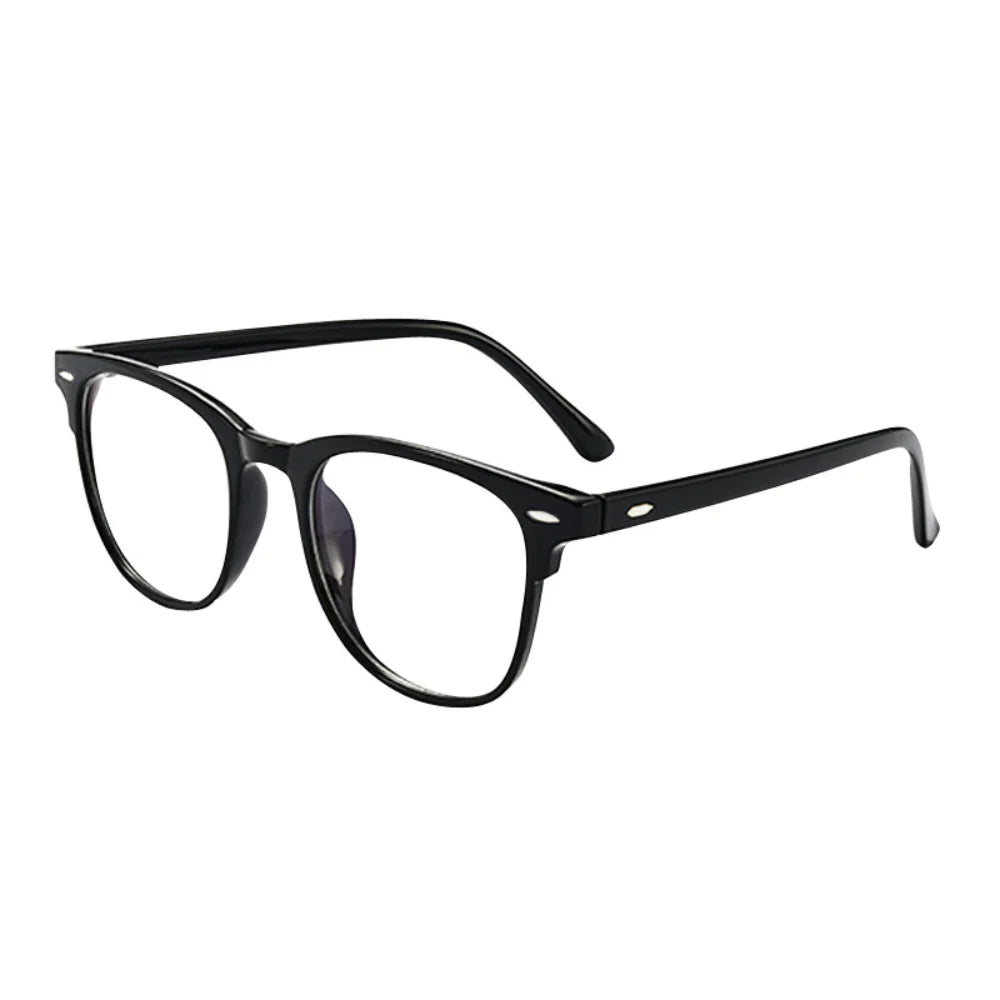 Briller mod Nærsynethed | Transparente Linser | Unisex Stel i Sort