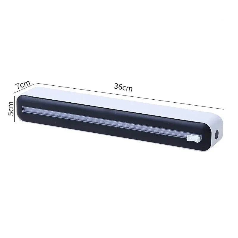 Variant image for Plastisk Filmdispenser til Aluminiumfolie og Bagpapir – Effektiv Køkkenredskab med Justerbar Størrelse-8