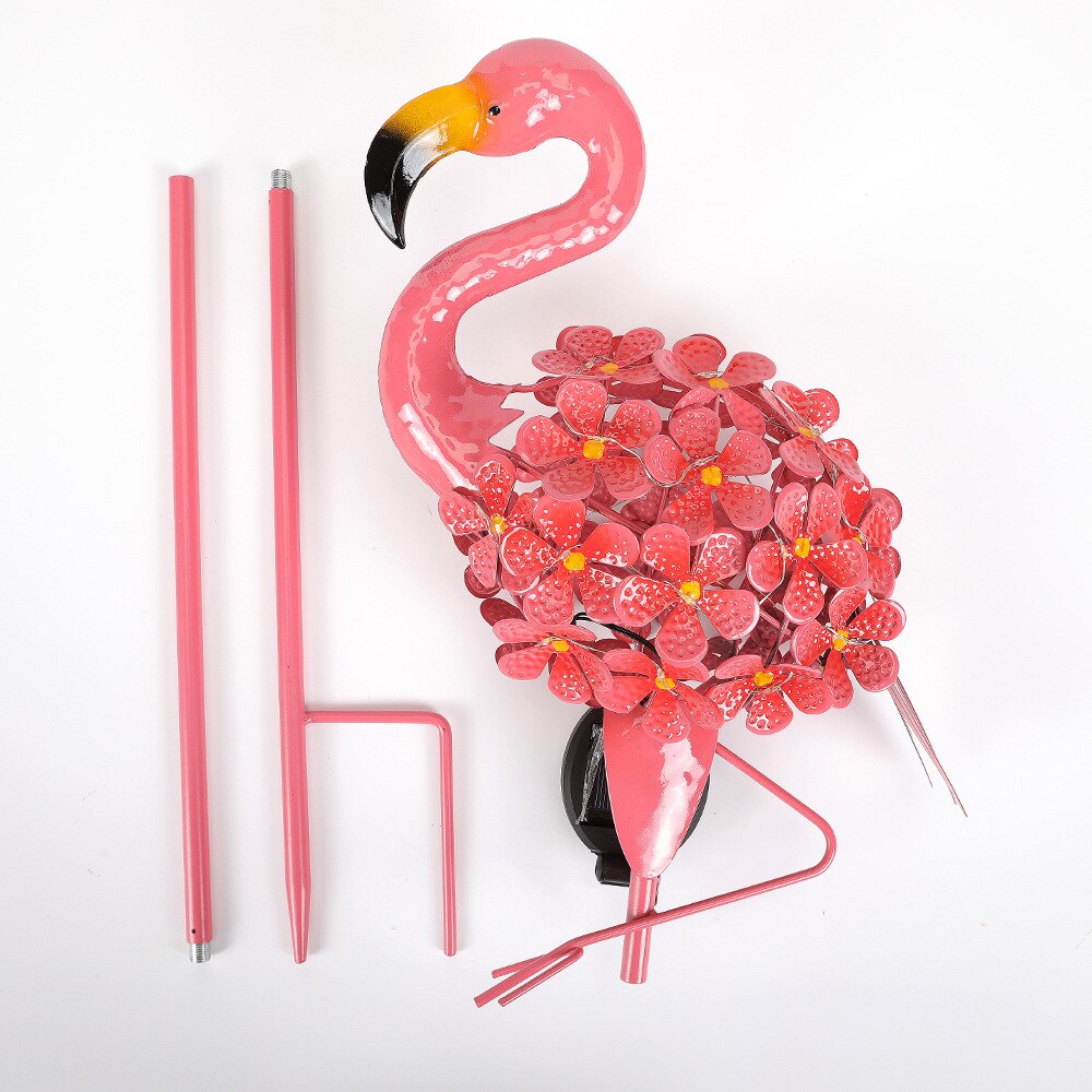 FlamingoLicht - Flamingo vandtæt solcellelys til havedekoration