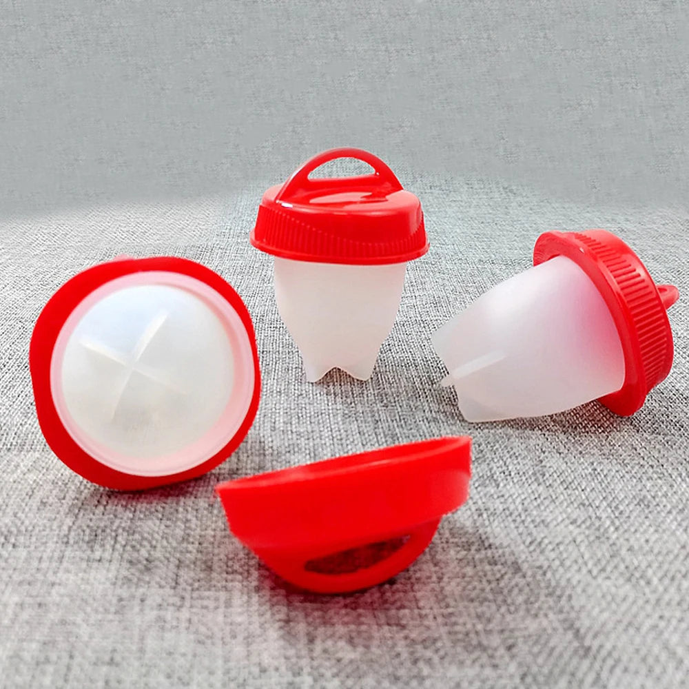 Silikone Æggekoger Cups | BPA-fri & Non-stick | Hurtig Poaching | 3/6 stk. Sæt