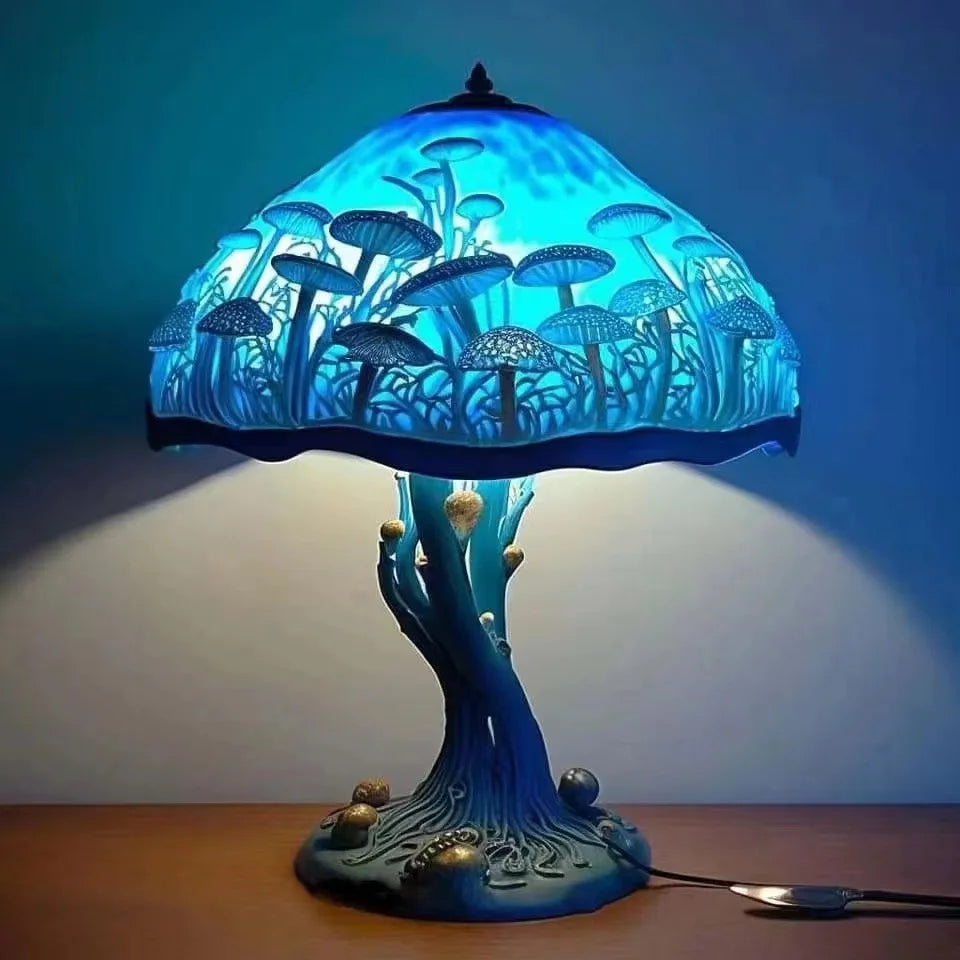 Glaslamp - lampe i farvet glas Fortryllende farver og beroligende lys til alle rum