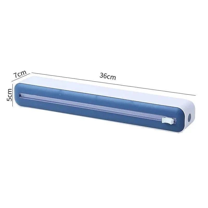 Variant image for Plastisk Filmdispenser til Aluminiumfolie og Bagpapir – Effektiv Køkkenredskab med Justerbar Størrelse-7