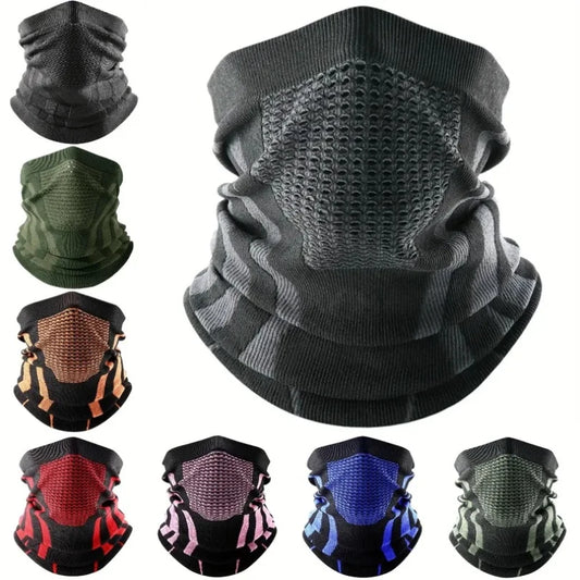 Multifunktionelt Hals- & Ansigtsmasker | Vindtæt & Varm | Ideel til Cykling, Vandring & Vinter Outdoor