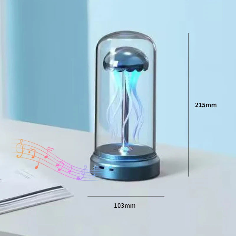 Bluetooth Kval Gloeiend Sfeerlicht med Unikt Design og Farverige Lichteffekter – Akryl, 215mm x 103mm-5